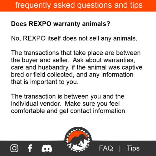 Does REXPO warranty animals.png